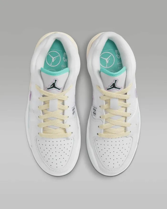 Women Nike All Shoes Jordan Stadium 90 Whitewhiteblue Tintrush Fuchsia