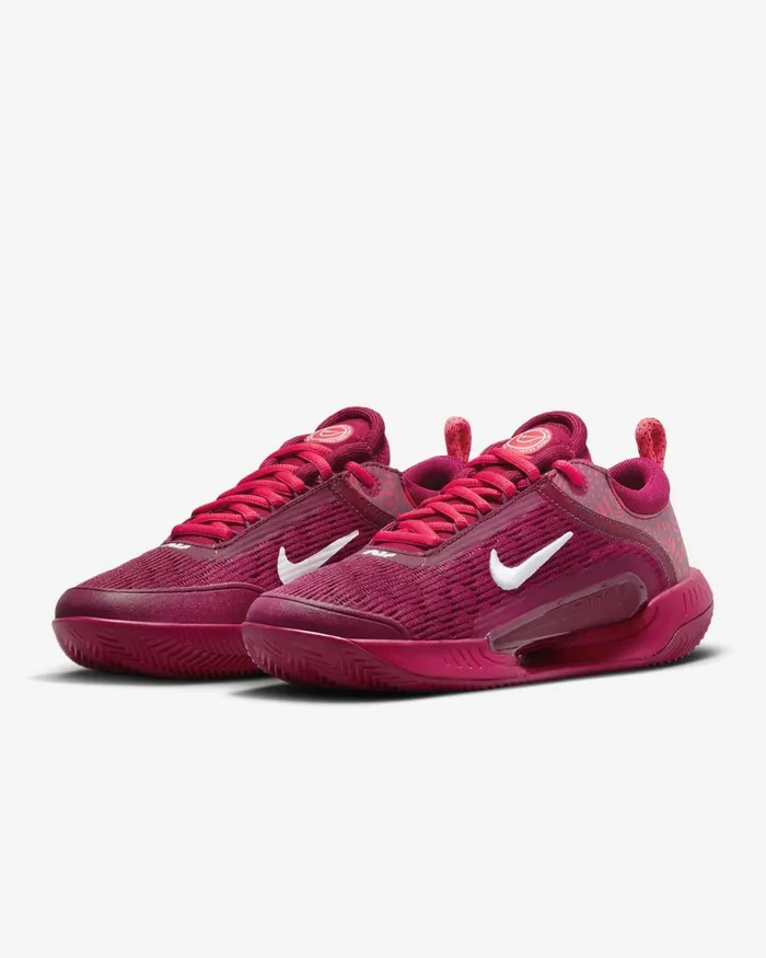 Women Nike All Shoes NikeCourt Air Zoom NXT Noble Redember Glowwhite