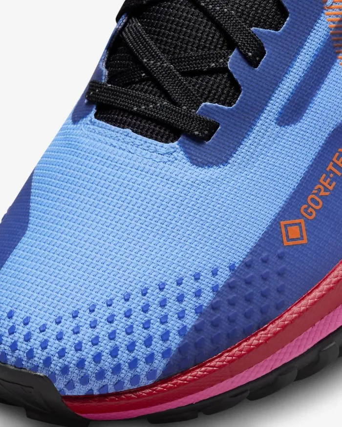 Women Nike All Shoes Pegasus Trail 4 GORETEX University Bluepink Glowgym Redsafety Orange