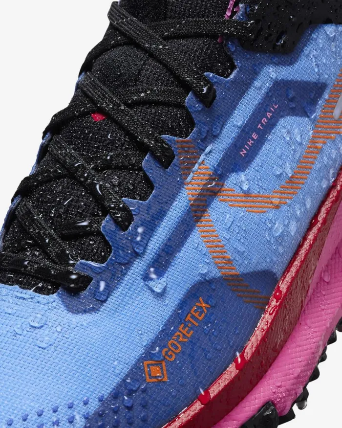 Women Nike All Shoes Pegasus Trail 4 GORETEX University Bluepink Glowgym Redsafety Orange