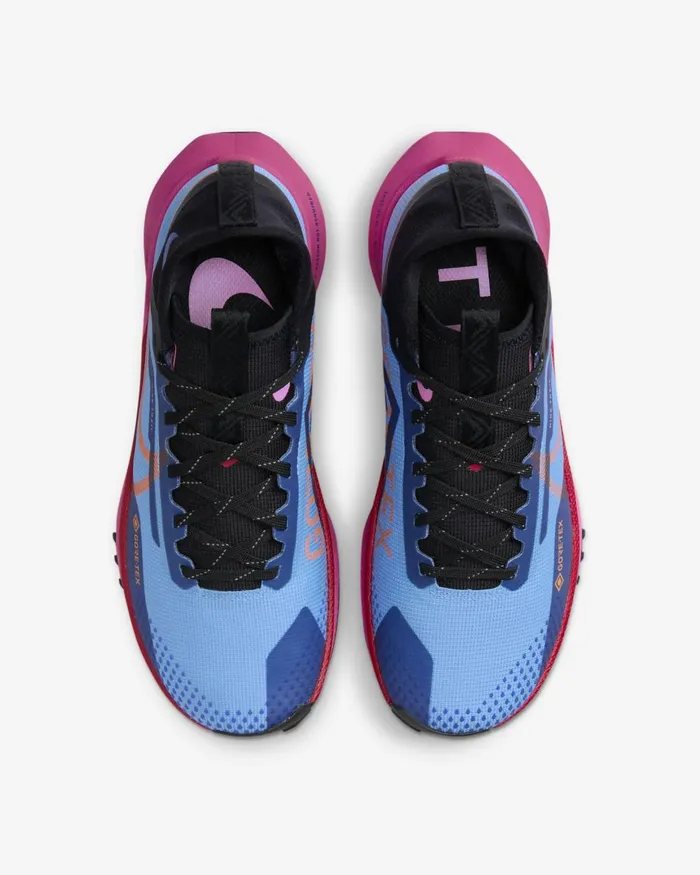 Women Nike All Shoes Pegasus Trail 4 GORETEX University Bluepink Glowgym Redsafety Orange