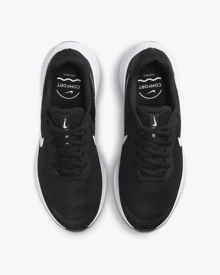 Women Nike All Shoes Revolution 7 Blackwhite