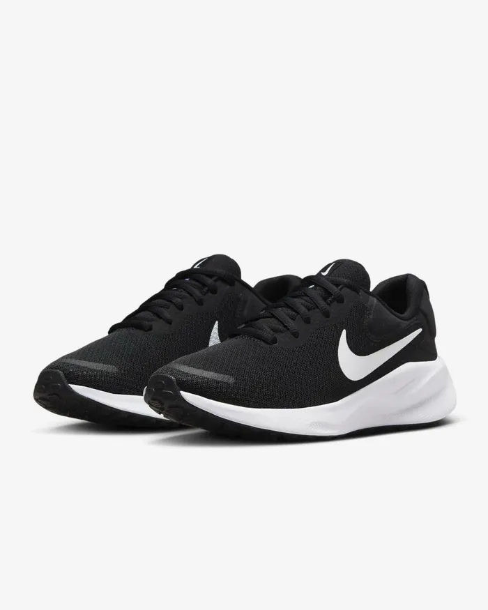 Women Nike All Shoes Revolution 7 Blackwhite