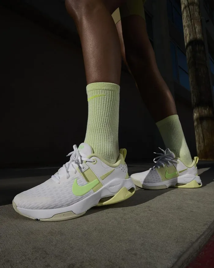 Women Nike All Shoes Zoom Bella 6 Whitesea Glassluminous Greenlime Blast