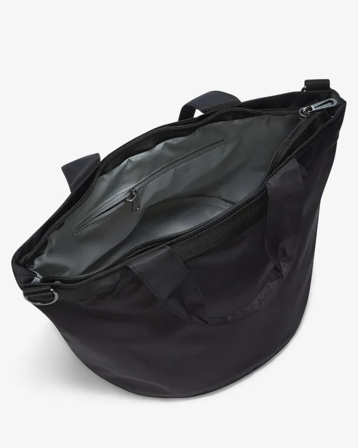 Women Nike Bags And Backpacks Sportswear Futura Luxe Blackblacklight Smoke Grey