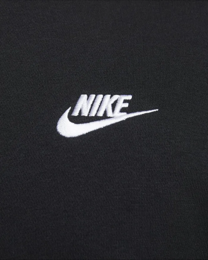Women Nike Hoodies And Sweatshirts Sportswear Club Fleece Blackwhite