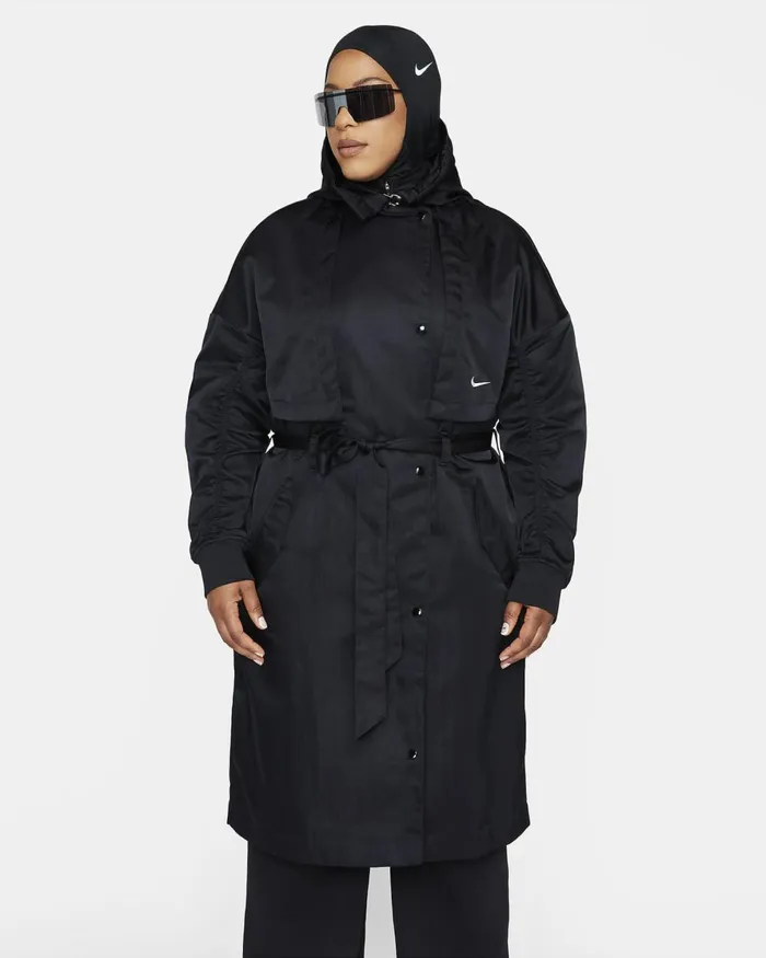 Women Nike Jackets Sportswear Essentials Blackwhite