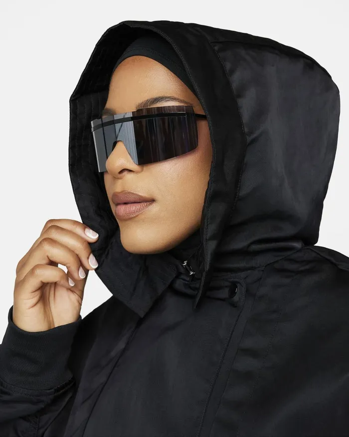 Women Nike Jackets Sportswear Essentials Blackwhite