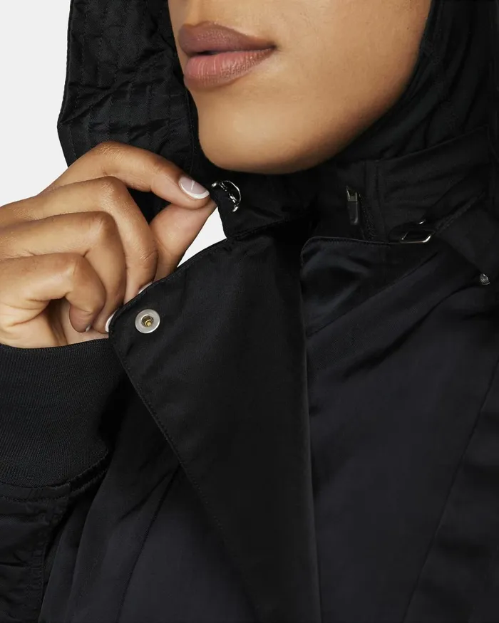 Women Nike Jackets Sportswear Essentials Blackwhite