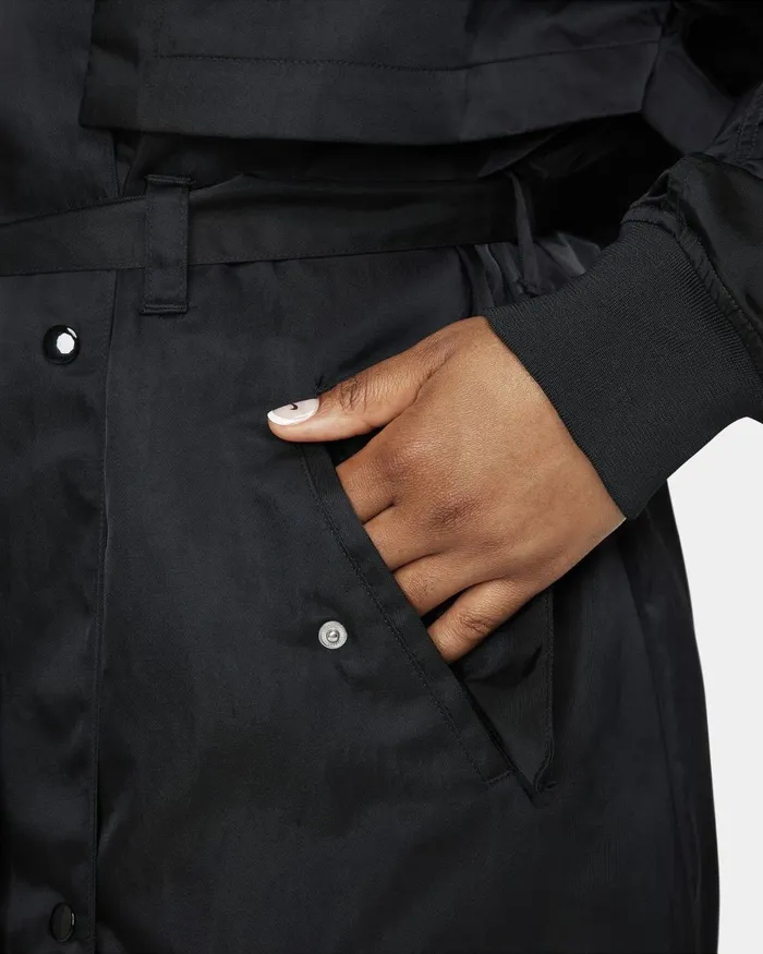 Women Nike Jackets Sportswear Essentials Blackwhite