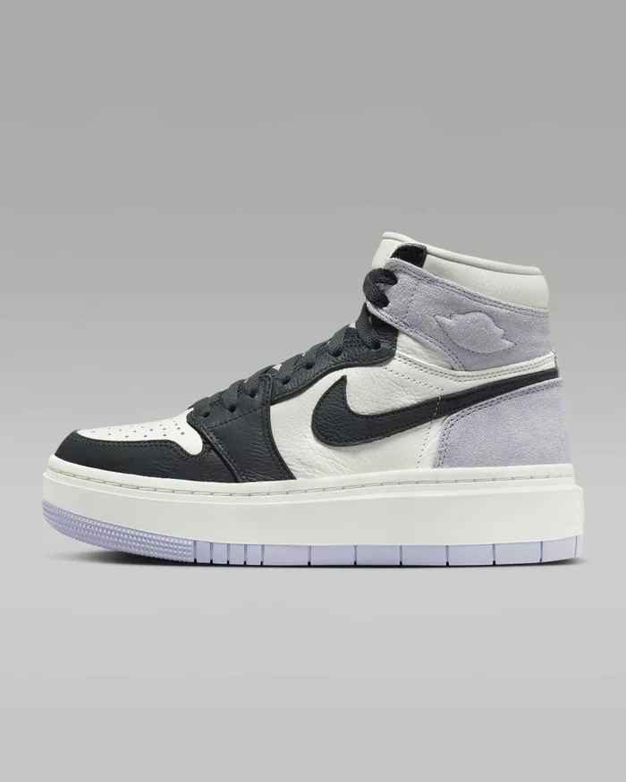 Women Nike Jordan Air Jordan 1 Elevate High Titaniumsaildark Smoke Grey