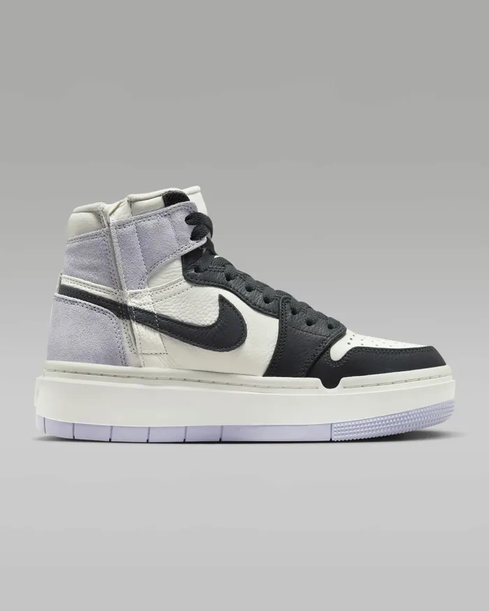 Women Nike Jordan Air Jordan 1 Elevate High Titaniumsaildark Smoke Grey
