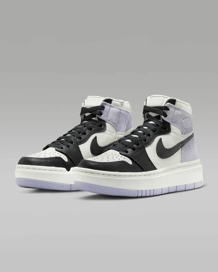 Women Nike Jordan Air Jordan 1 Elevate High Titaniumsaildark Smoke Grey