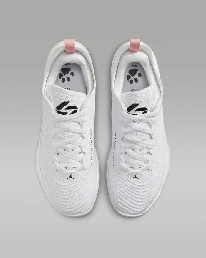 Women Nike Jordan Luka 1 Whitebleached Coralsesameblack