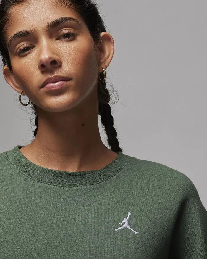 Women Nike Matching Sets Jordan Brooklyn Fleece Galactic Jade
