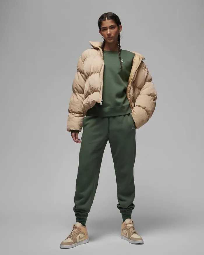 Women Nike Matching Sets Jordan Brooklyn Fleece Galactic Jade