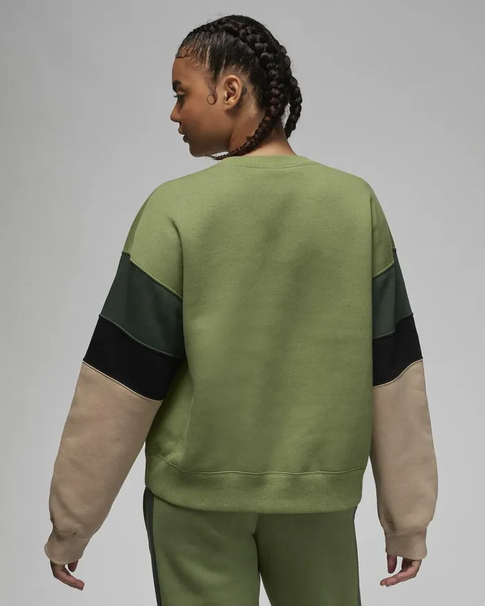 Women Nike Matching Sets Jordan Brooklyn Fleece Sky J Light Olivedesertwhite