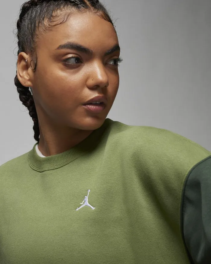 Women Nike Matching Sets Jordan Brooklyn Fleece Sky J Light Olivedesertwhite