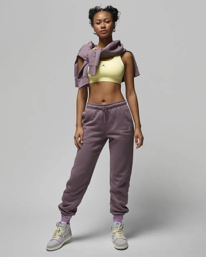 Women Nike Matching Sets Jordan Brooklyn Fleece Sky J Mauve