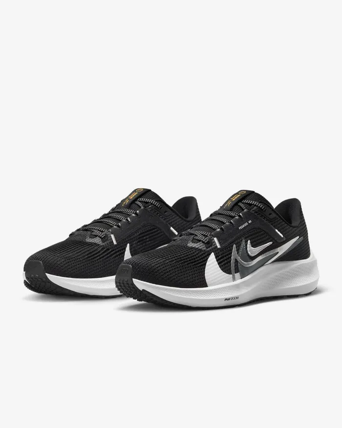 Women Nike Running Pegasus 40 Premium Blackwhitebright Mandarinmulticolour