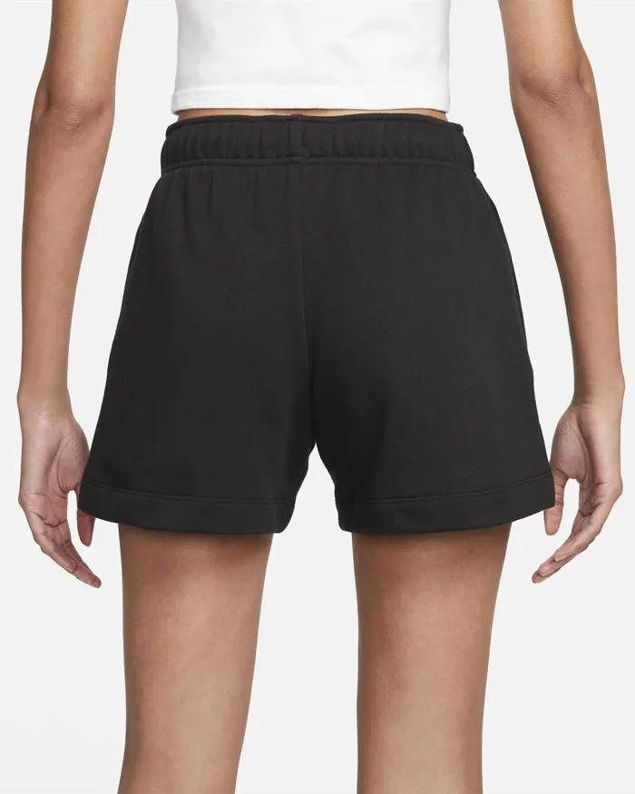 Women Nike Shorts Sportswear Club Fleece Blackwhite
