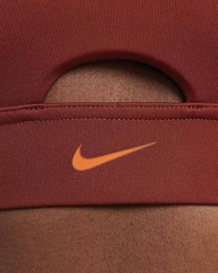 Women Nike Sports Bras Indy Plunge CutOut Rugged Orangesafety Orange