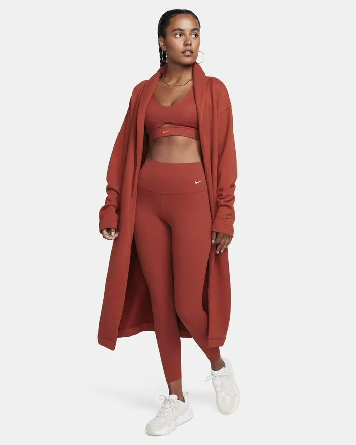 Women Nike Sports Bras Indy Plunge CutOut Rugged Orangesafety Orange