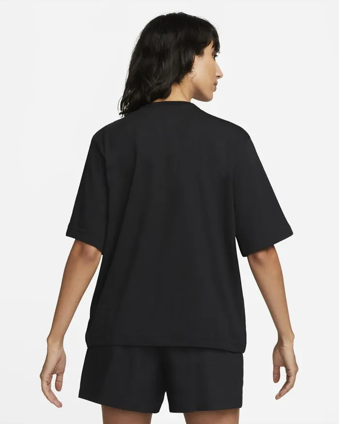 Women Nike Tops And TShirts Sportswear Blackwhite