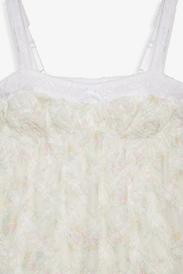 Women Nova Mini Dress White For Love and Lemons Dresses