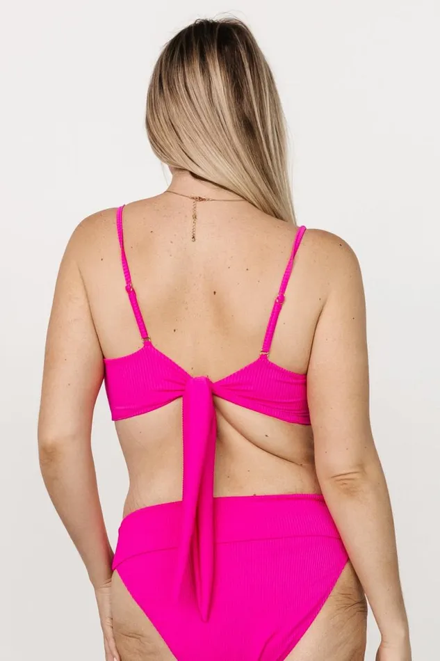 Women Oakland Ribbed Bikini Bottoms Pink Baltic Born Bikini Women Oakland Ribbed Bikini Bottoms Pink Baltic Born Bikini