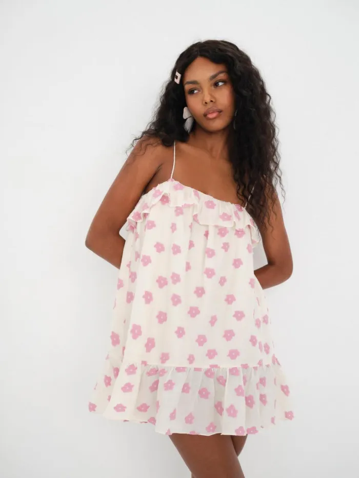 Women Olea Mini Dress Pink For Love and Lemons Dresses