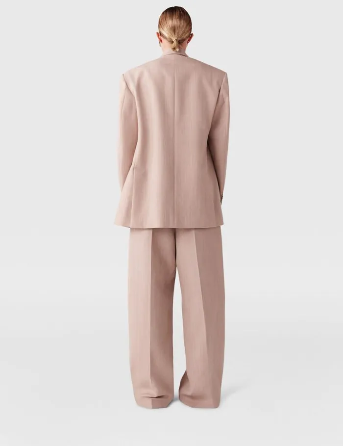 Women Oversized DoubleBreasted Blazer Dusty Pink Stella McCartney Coats And Jackets Women Oversized DoubleBreasted Blazer Dusty Pink Stella McCartney Coats And Jackets