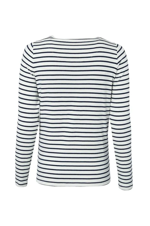 Women Padstow Long Sleeve Crew Neck Tee Natural Ink Navy Stripe Holland Cooper Tops Women Padstow Long Sleeve Crew Neck Tee Natural Ink Navy Stripe Holland Cooper Tops
