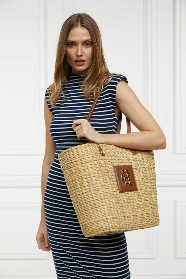 Women Paloma Straw Tote Natural Tan Holland Cooper Bags Women Paloma Straw Tote Natural Tan Holland Cooper Bags