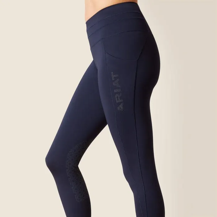 Women Pants and Shorts Ariat Eos 20 Knee Patch Tight Navy Eclipse Women Pants and Shorts Ariat Eos 20 Knee Patch Tight Navy Eclipse
