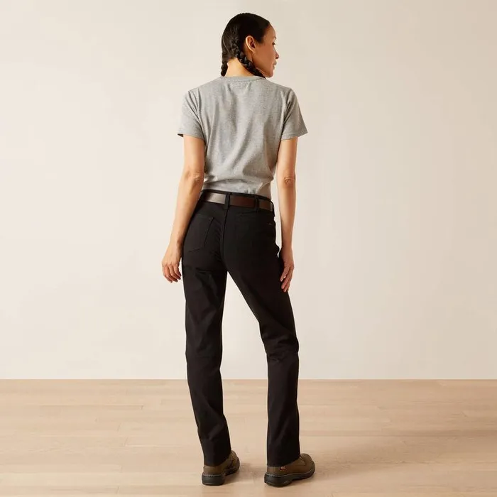 Women Pants and Shorts Ariat Rebar PR Made Tough Straight Pant Black