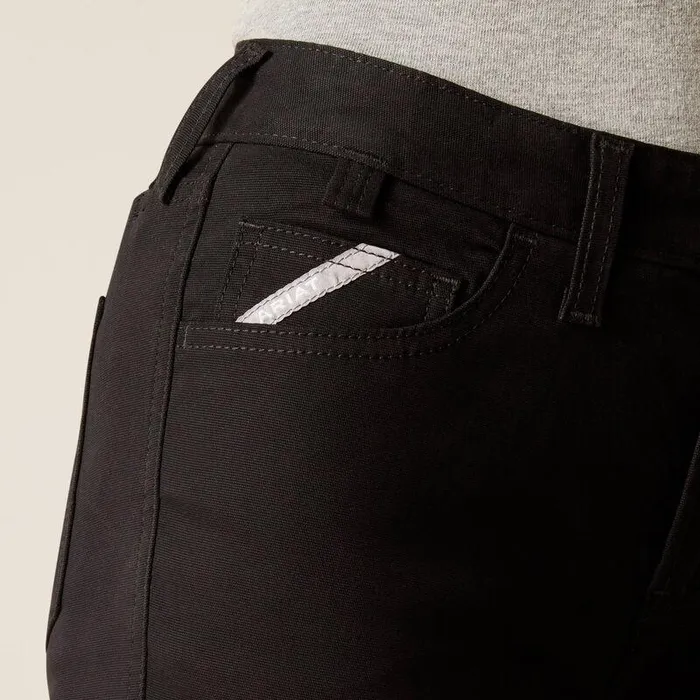 Women Pants and Shorts Ariat Rebar PR Made Tough Straight Pant Black