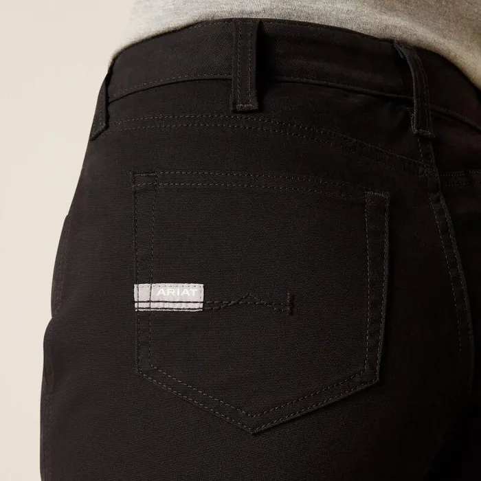 Women Pants and Shorts Ariat Rebar PR Made Tough Straight Pant Black