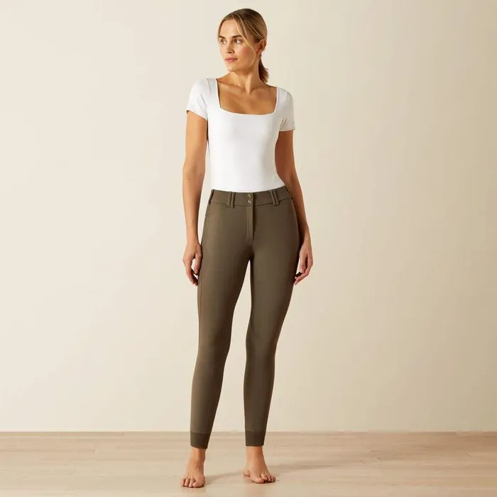 Women Pants and Shorts Ariat Tri Factor Grip Knee Patch Breech Banyan Bark Women Pants and Shorts Ariat Tri Factor Grip Knee Patch Breech Banyan Bark