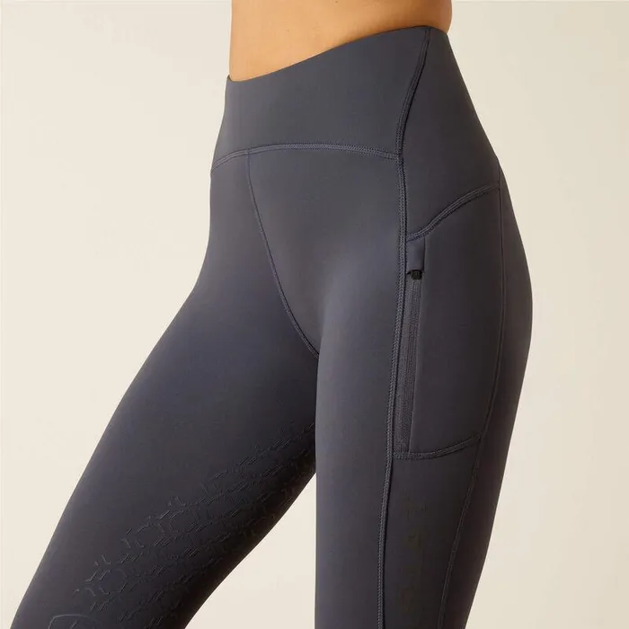 Women Pants and Shorts Ariat Venture Thermal Half Grip Tight Ombre Blue