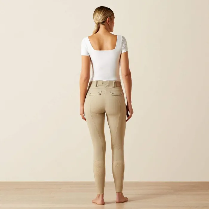 Women Pants and Shorts Ariat WMS Tri Factor Grip Full Seat Breech Tan Women Pants and Shorts Ariat WMS Tri Factor Grip Full Seat Breech Tan