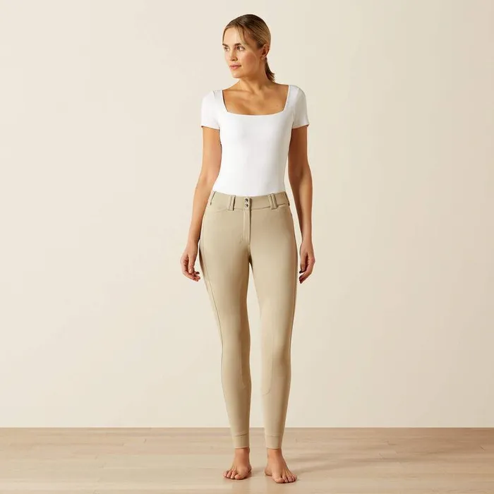 Women Pants and Shorts Ariat WMS Tri Factor Grip Full Seat Breech Tan Women Pants and Shorts Ariat WMS Tri Factor Grip Full Seat Breech Tan