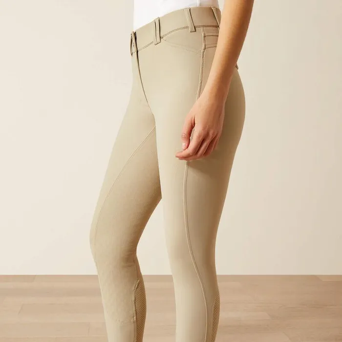 Women Pants and Shorts Ariat WMS Tri Factor Grip Full Seat Breech Tan Women Pants and Shorts Ariat WMS Tri Factor Grip Full Seat Breech Tan