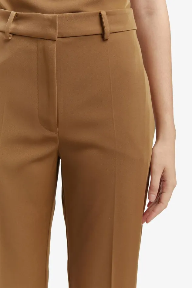 Women Pants Bardot Halifax Slim Flare Pant In Chocolate Chocolate