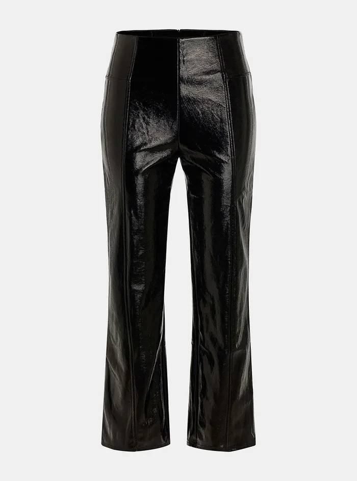 Women Pants GUESS Black Monica Faux Leather Pants Women Pants GUESS Black Monica Faux Leather Pants