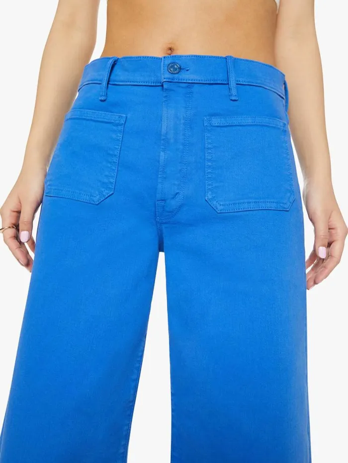 Women Petites Mother Denim PETITES The Lil039 Patch Pocket Undercover Sneak Blue dark