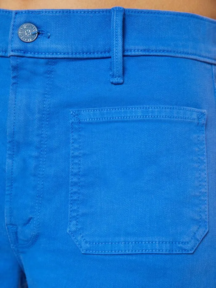 Women Petites Mother Denim PETITES The Lil039 Patch Pocket Undercover Sneak Blue dark