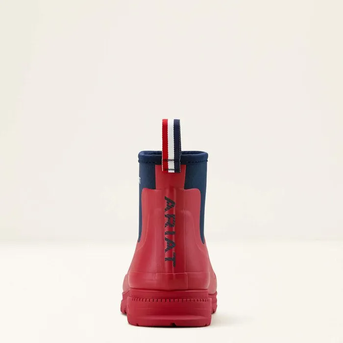 Women Rain Boots Ariat Kelmarsh Shortie Rubber Boot Team Rednavy Women Rain Boots Ariat Kelmarsh Shortie Rubber Boot Team Rednavy