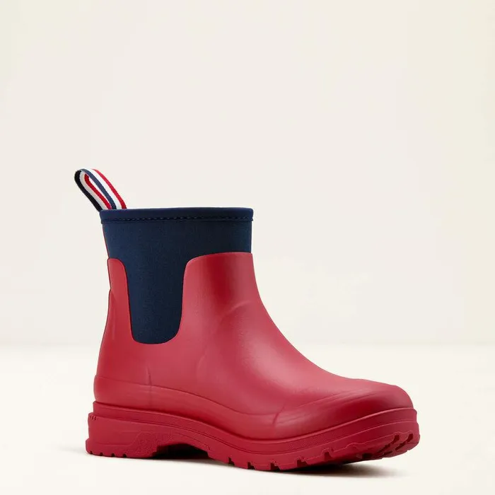 Women Rain Boots Ariat Kelmarsh Shortie Rubber Boot Team Rednavy Women Rain Boots Ariat Kelmarsh Shortie Rubber Boot Team Rednavy