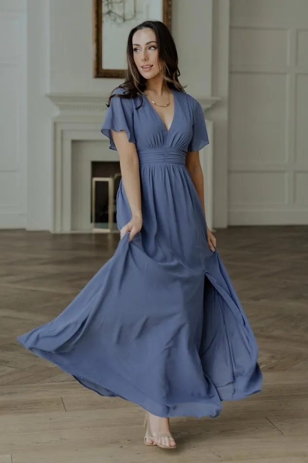 Women Ramona Maxi Dress Whisper Blue Baltic Born Maxi Dresses Women Ramona Maxi Dress Whisper Blue Baltic Born Maxi Dresses